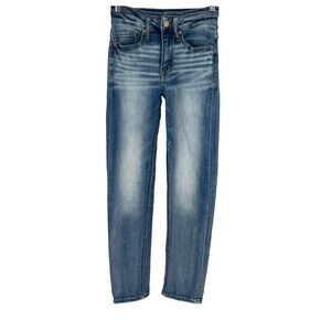 BKE Billie Slim Fit High Rise Jeans Womens 24 Blue Stretch Denim